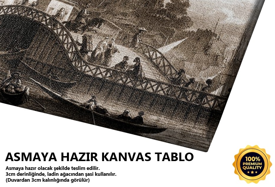 Galata'da Köprü Girişi Tablo