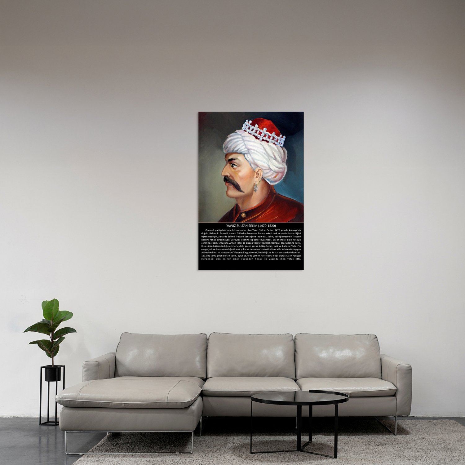 Yavuz Sultan Selim (1470-1520) Tablo