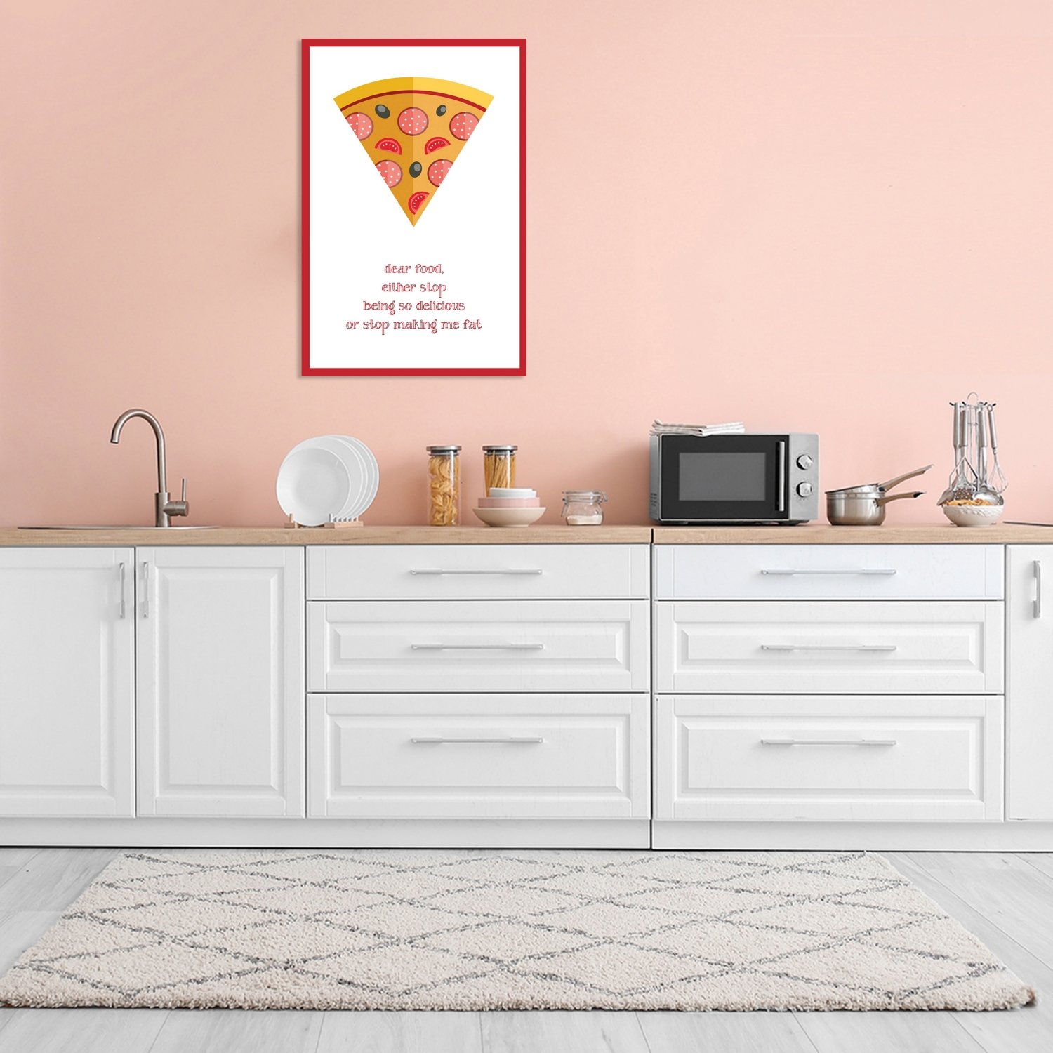 Pizza İngilizce Tablo