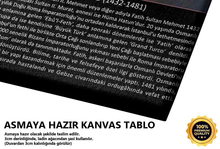 Fatih Sultan Mehmed (1432-1481) Tablo