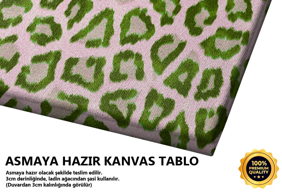 Çevreci Leopar Tablo