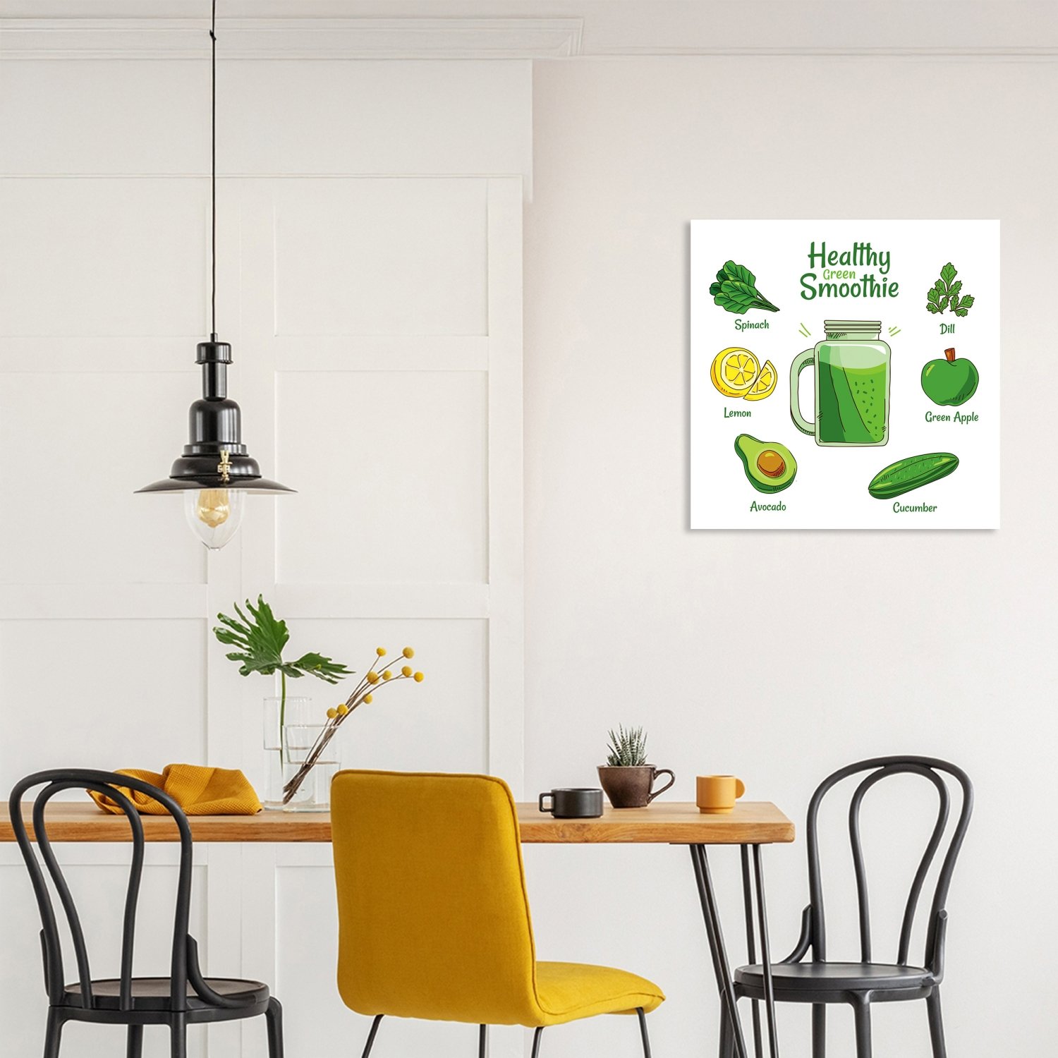 Yeşil Smoothie Tablo
