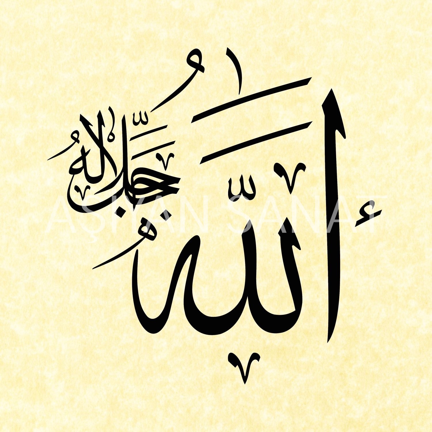 Allah (C.C) (Baskı)