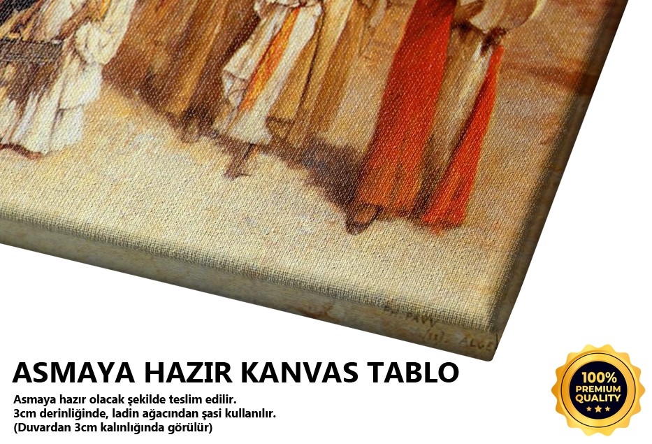 Cezayir'de Bir Gelinin Varışı Tablo