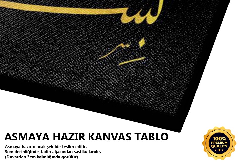 Besmele-i Şerife, Allah Her Şeye Kadirdir. (Ayet) Tablo