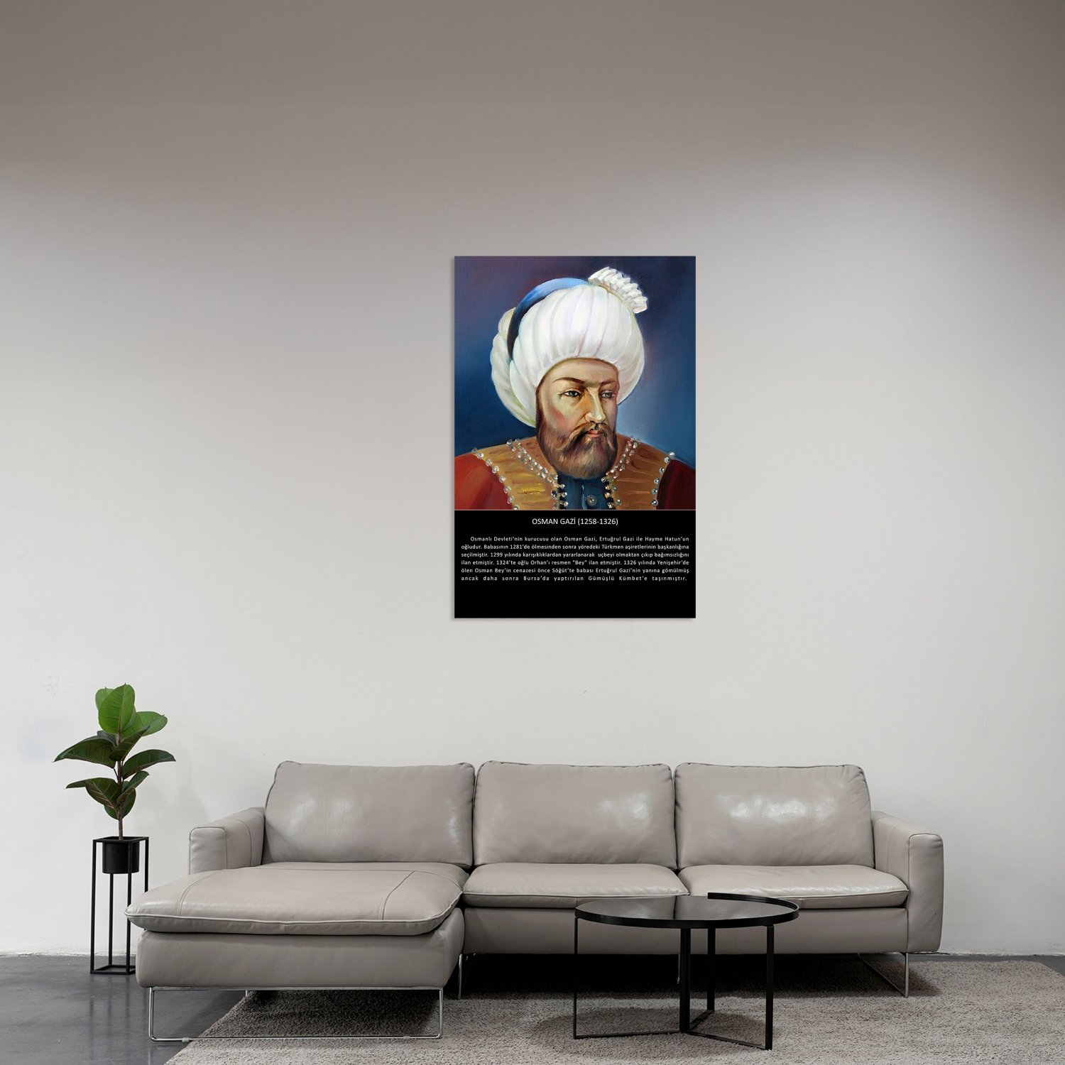 Osman Gazi (1258-1326) Tablo