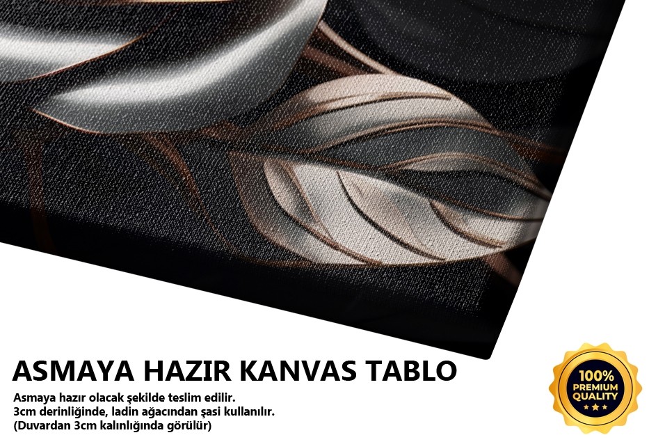 Siyah Beyaz Gül Deseni