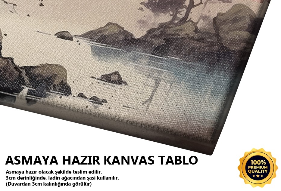 Japon Tarzı Günbatımı Manzarası