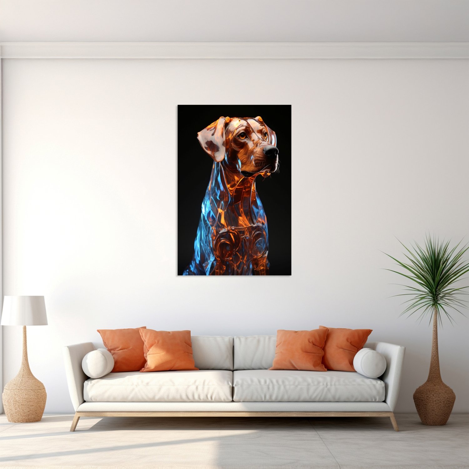 Bronz Heykel Köpek Figürü