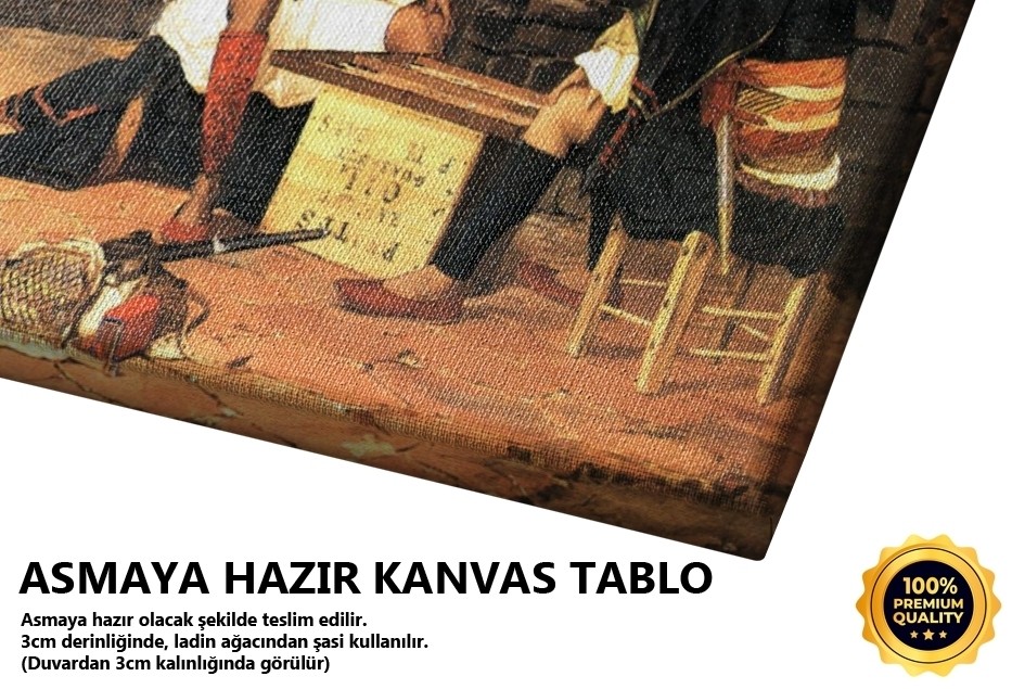 Tavla Oynayan Zeybekler Tablo