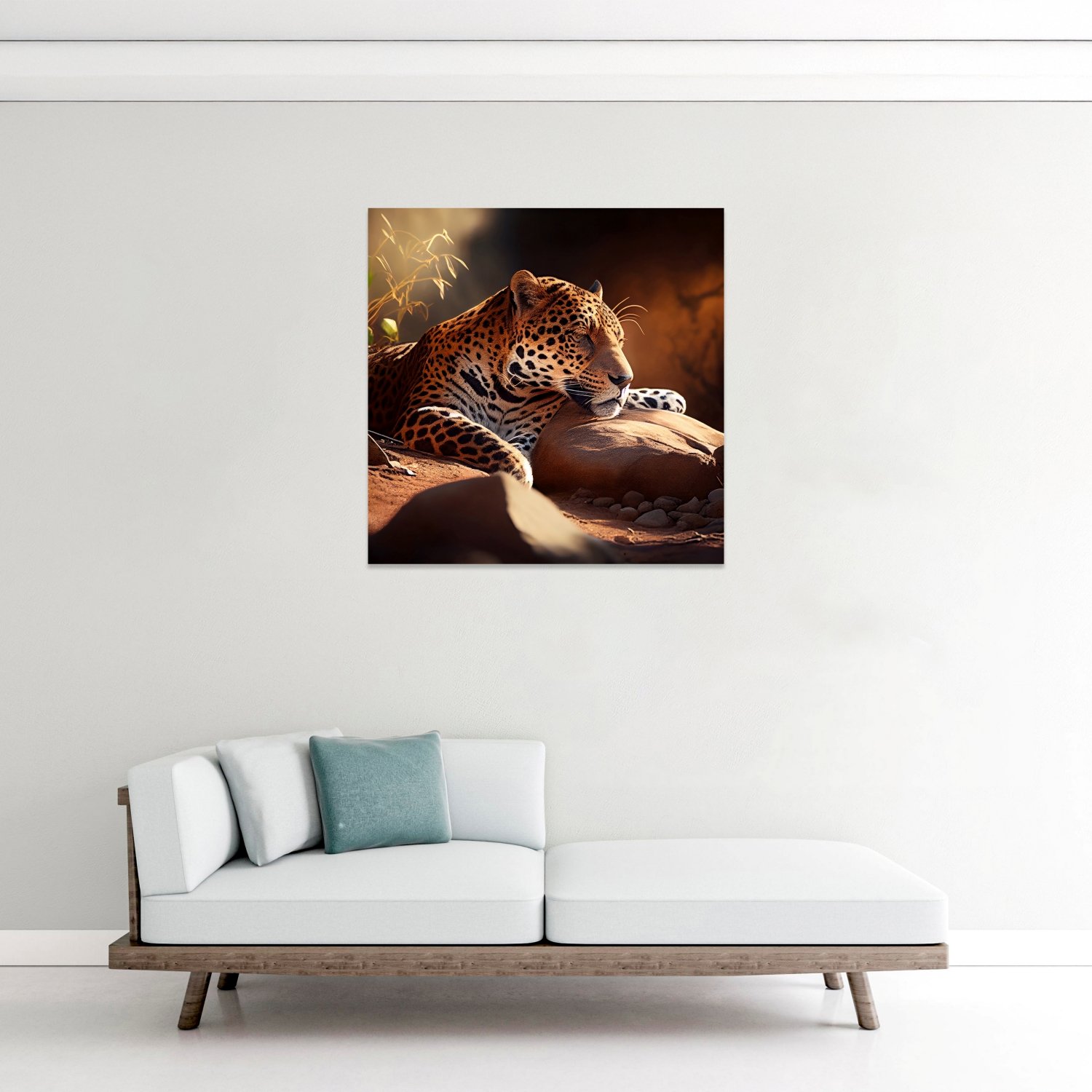 Dinlenen Leopar