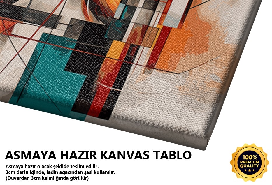 Renkli Geometrik Blok Yapı