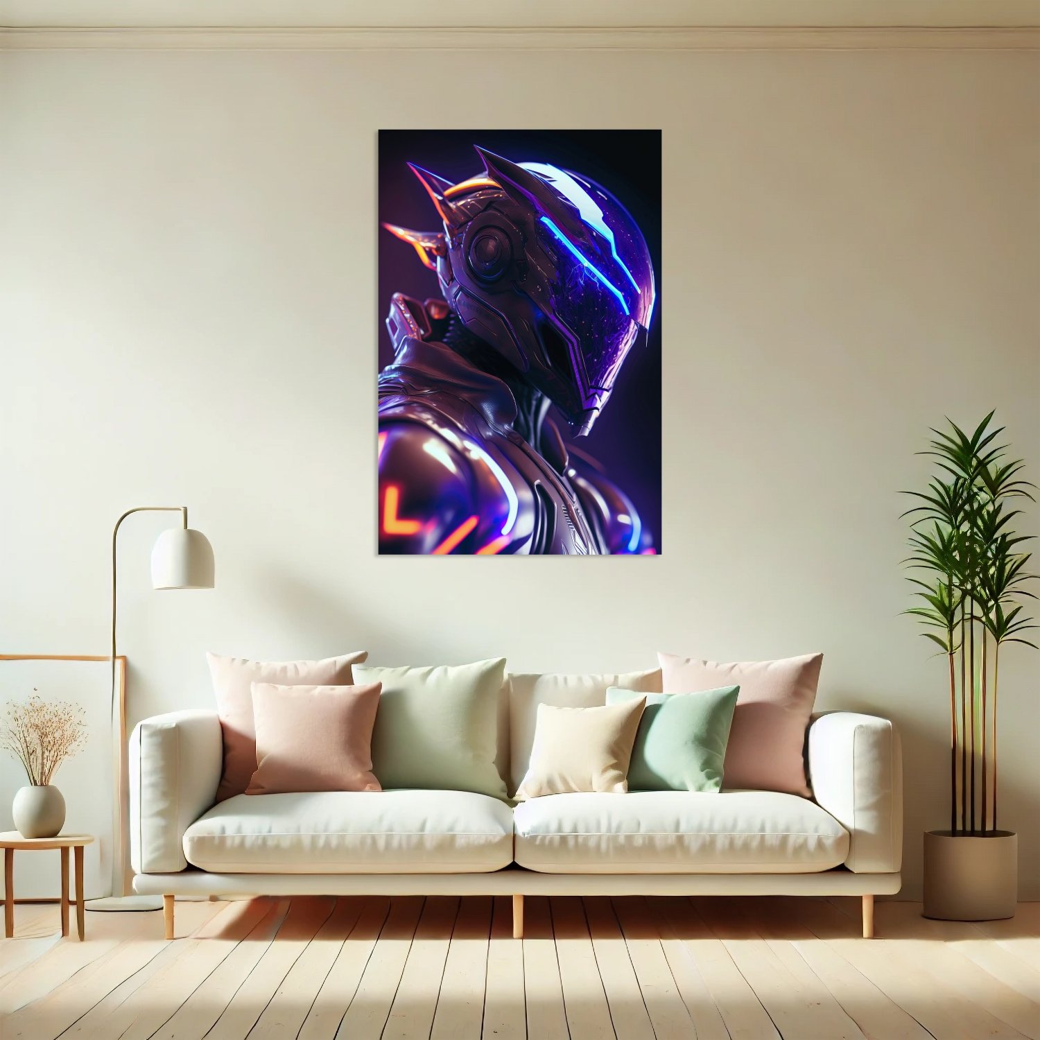 Neon Zırhlı Savaşçı
