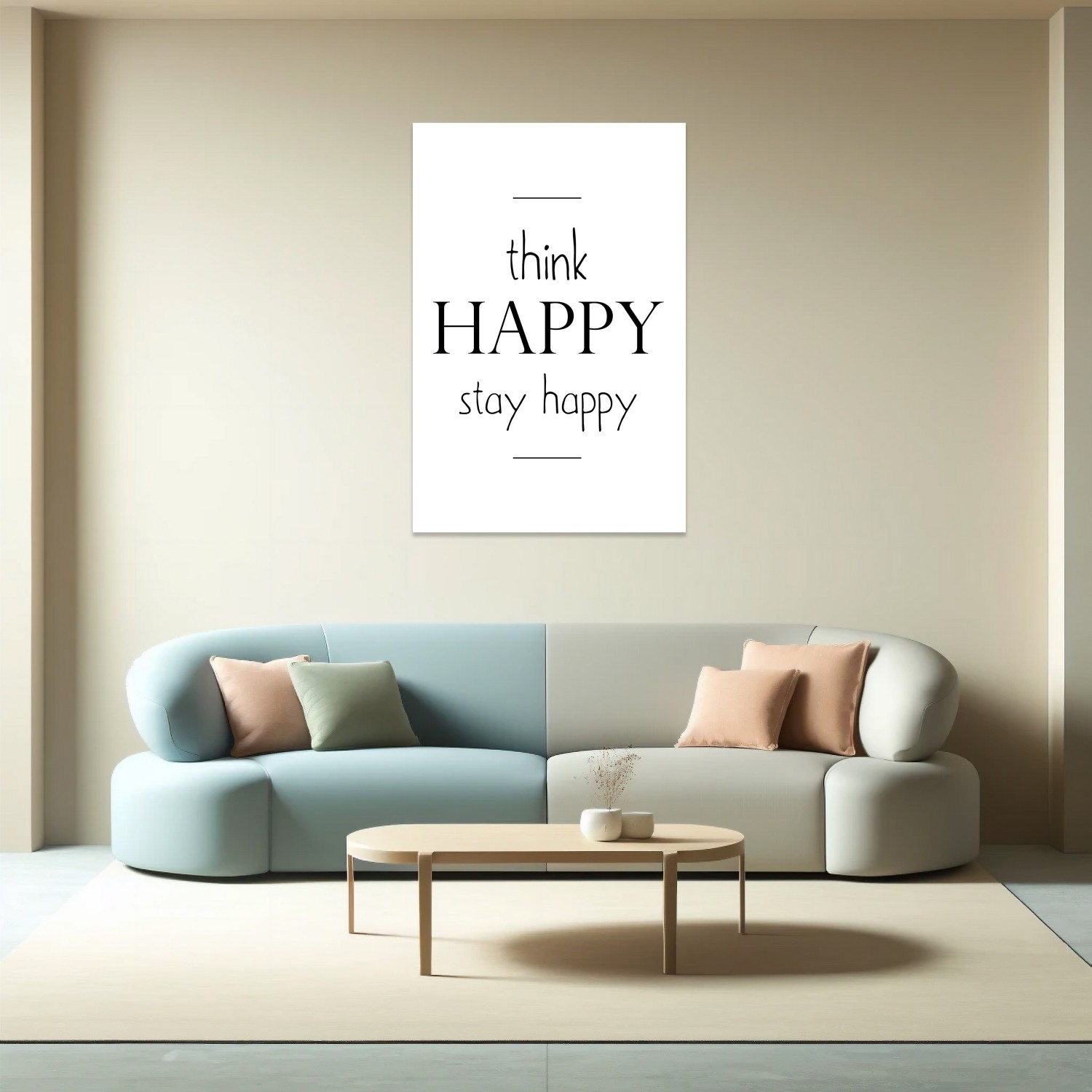 Think Happy Stay Happy Tablo