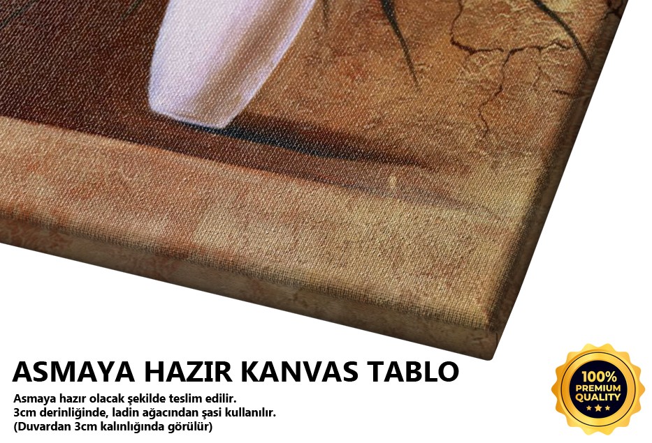 Beyaz Vazoda Laleler Tablo