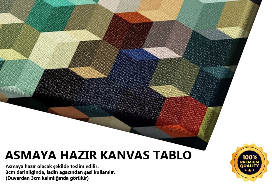 Renkli Piramitler Tablo