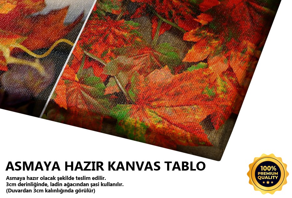 Plastik Yapraklar Tablo