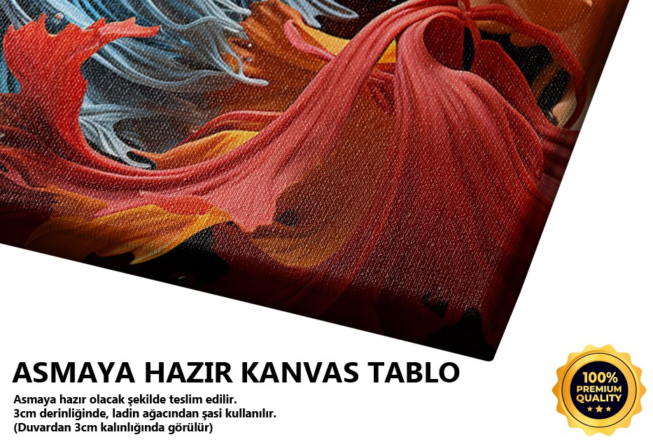 Canlı Renkli Akvaryum