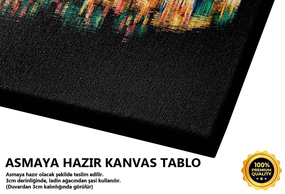Işıktan Siluet Tablo