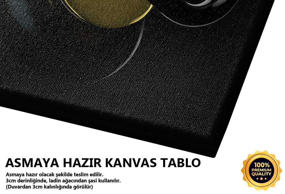 Altın Bükümlü Yüzey Deseni