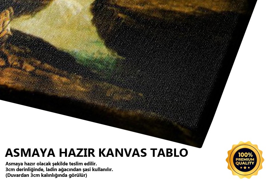 Şelaleli Manzara Tablo