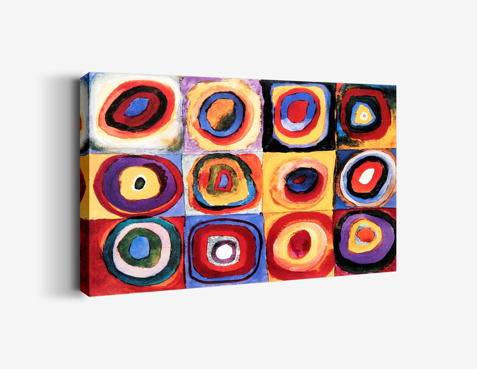 Farbstudie Quadrate Tablo