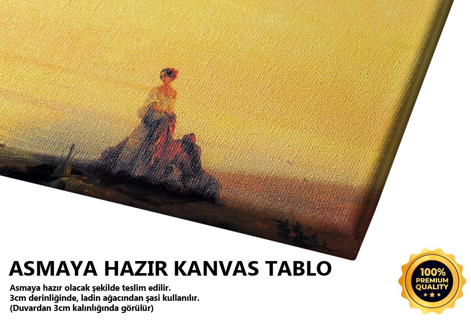 Sakin Deniz Kıyısı, 1843 Tablo