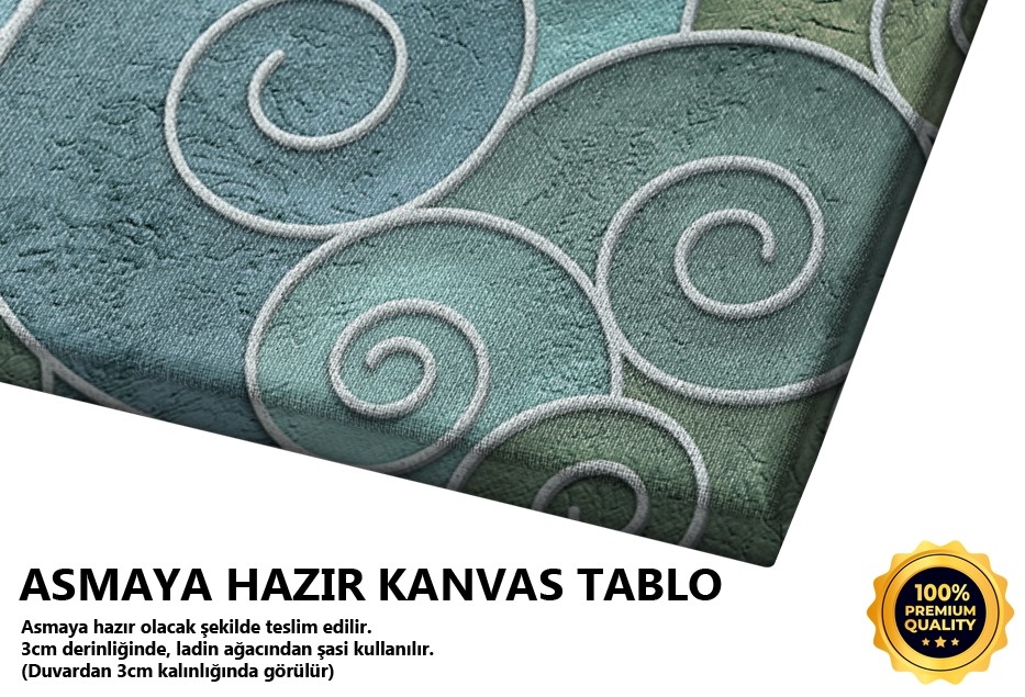 Yeşil Spiral Dalga Deseni