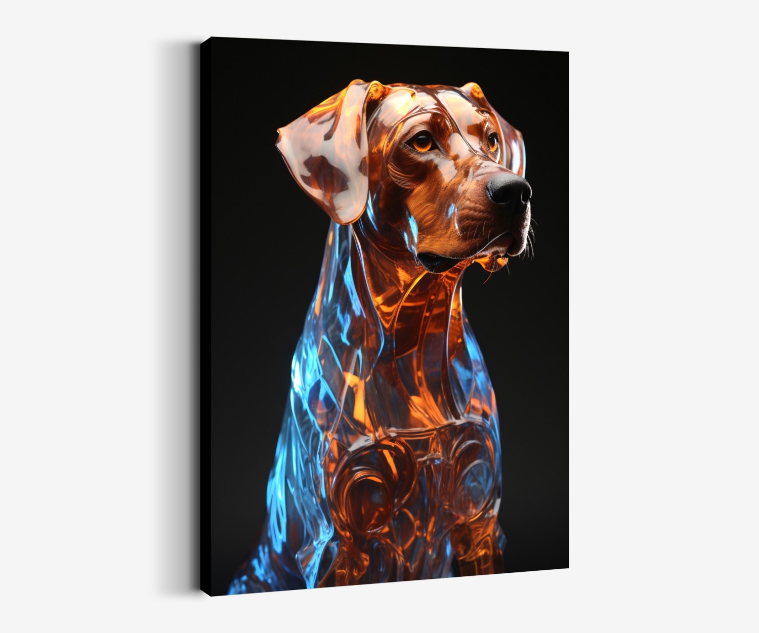 Bronz Heykel Köpek Figürü
