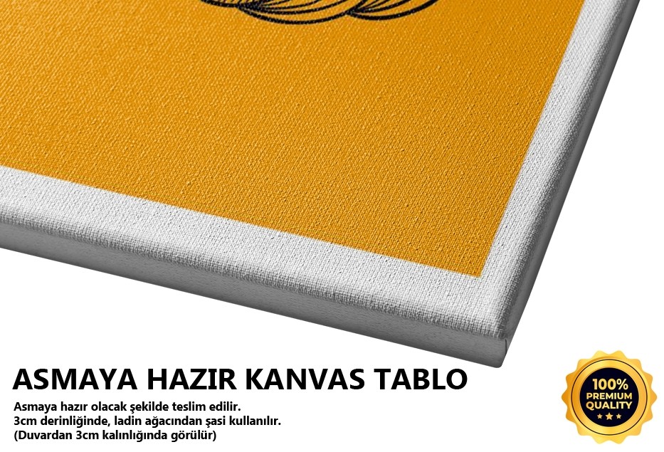 Siyah Oval Tablo