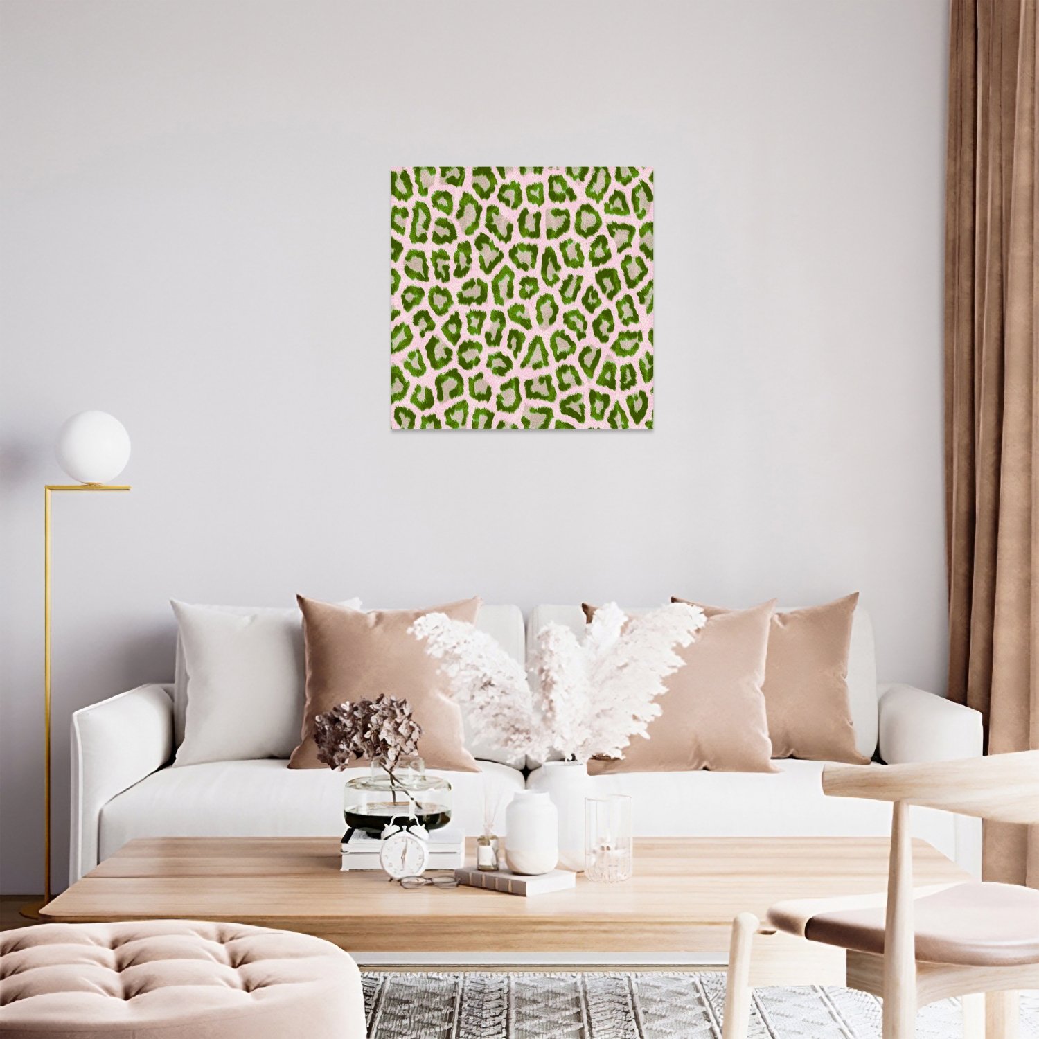 Çevreci Leopar Tablo