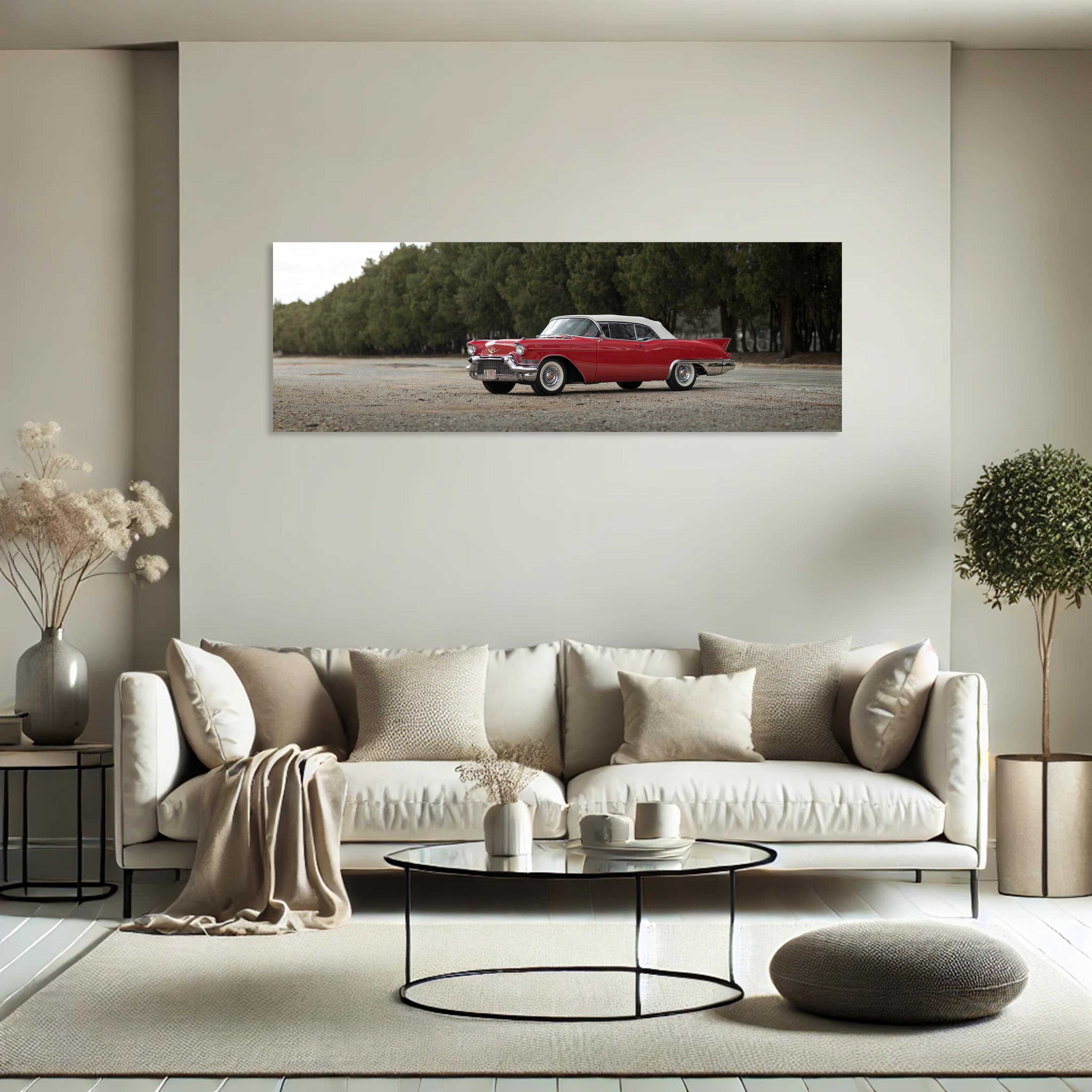 Kırmızı Cadillac Klasik Araba