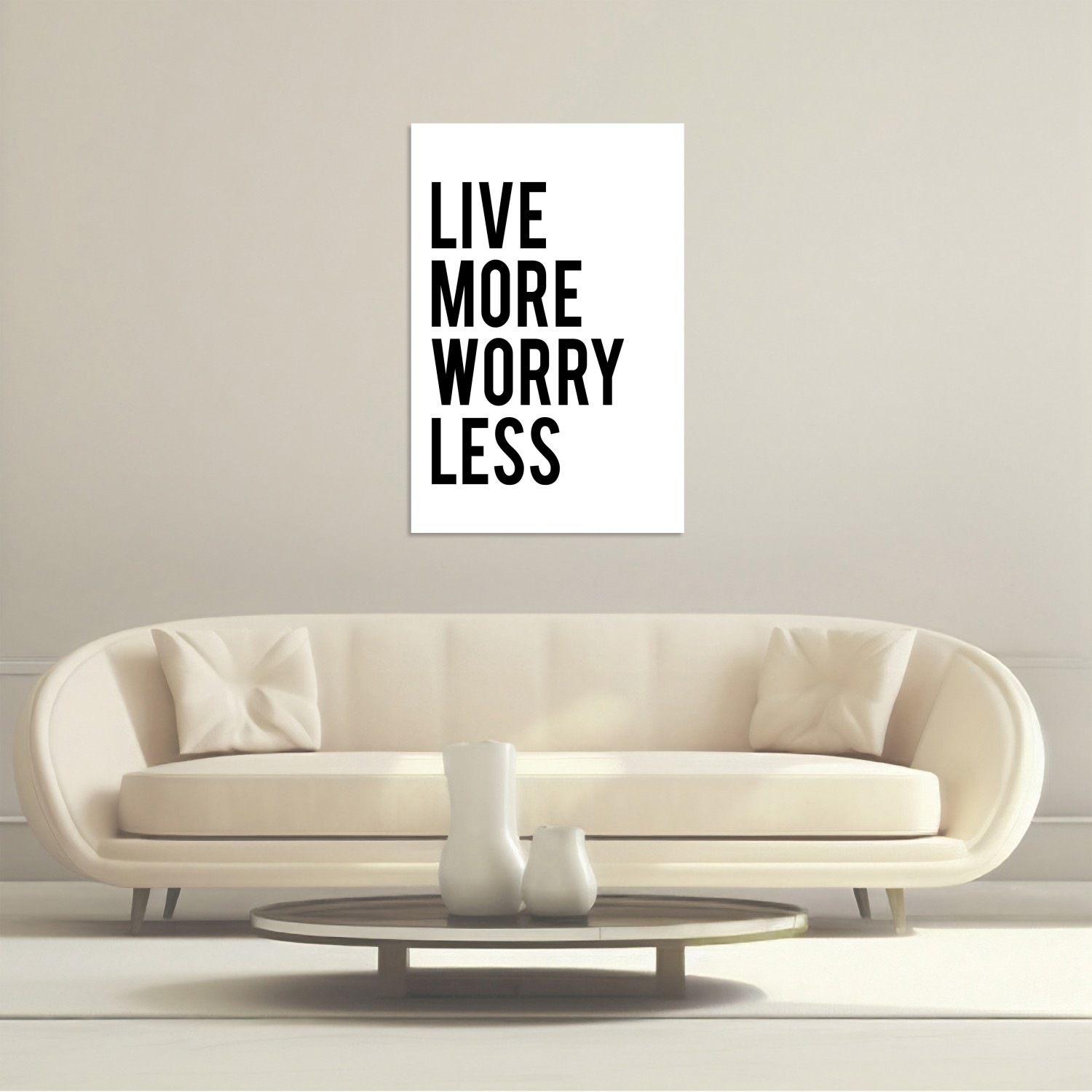 Live More Worry Less Tablo