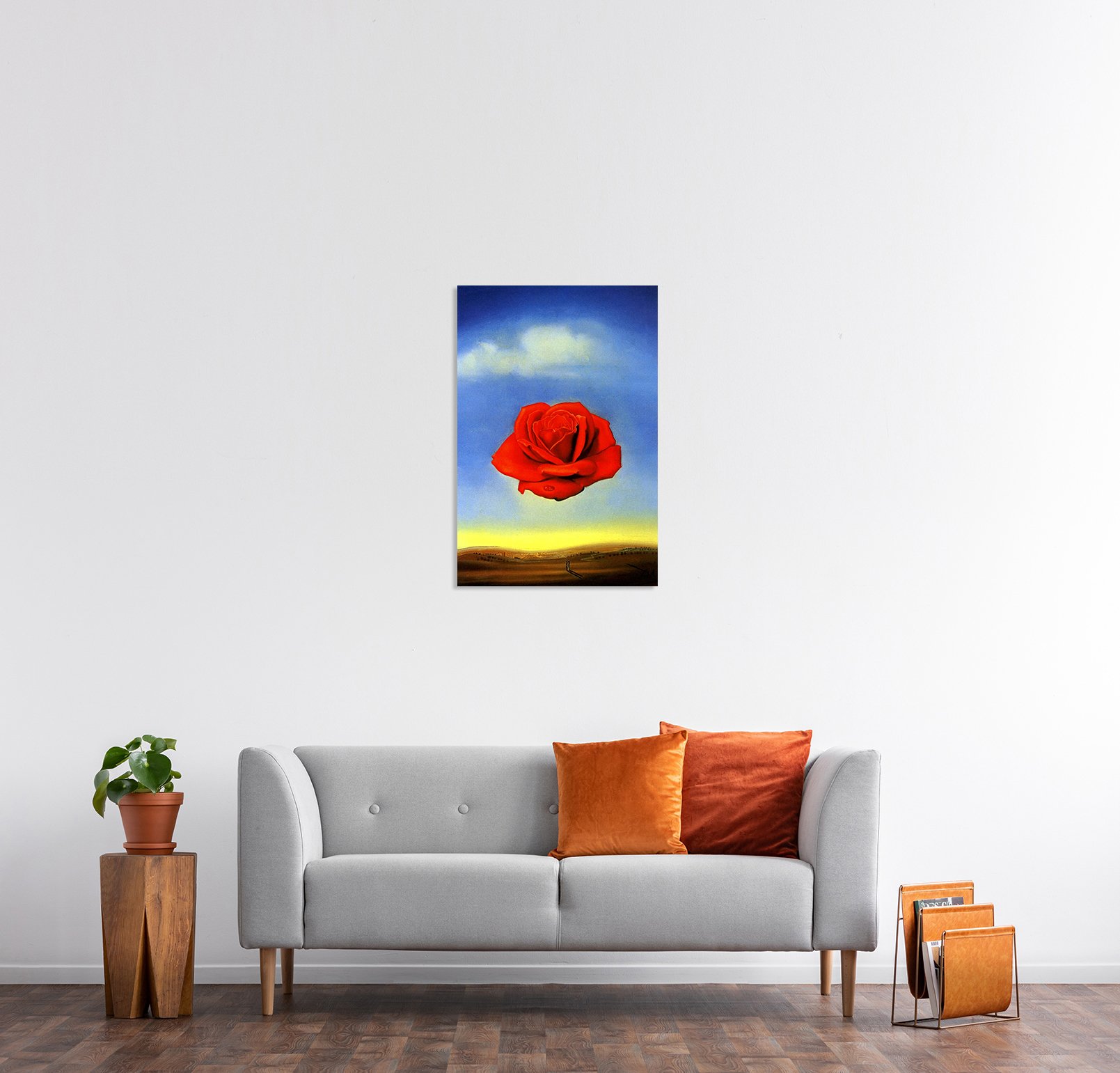 Meditative Rose Tablo