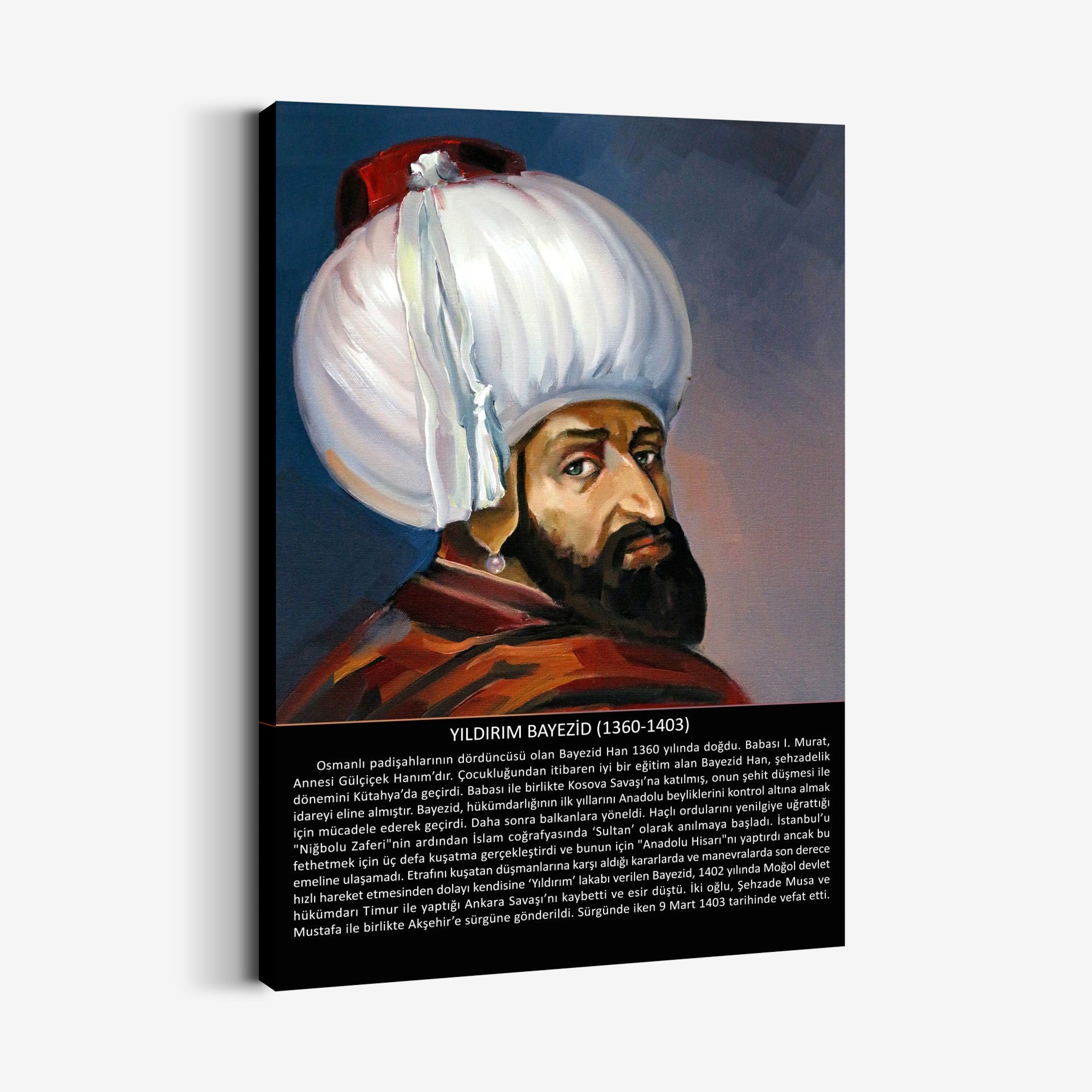 Yıldırım Bayezid (1360-1403) Tablo