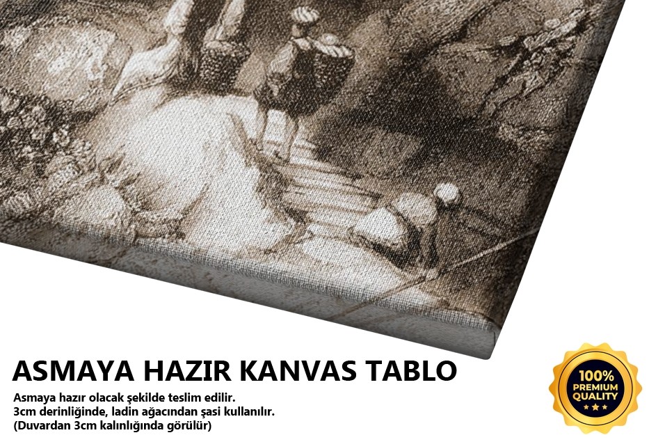 Edirne Edirne Yakınlarında Bir Köy Tablo
