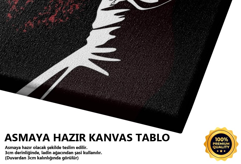 Cazcı Kadın Tablo