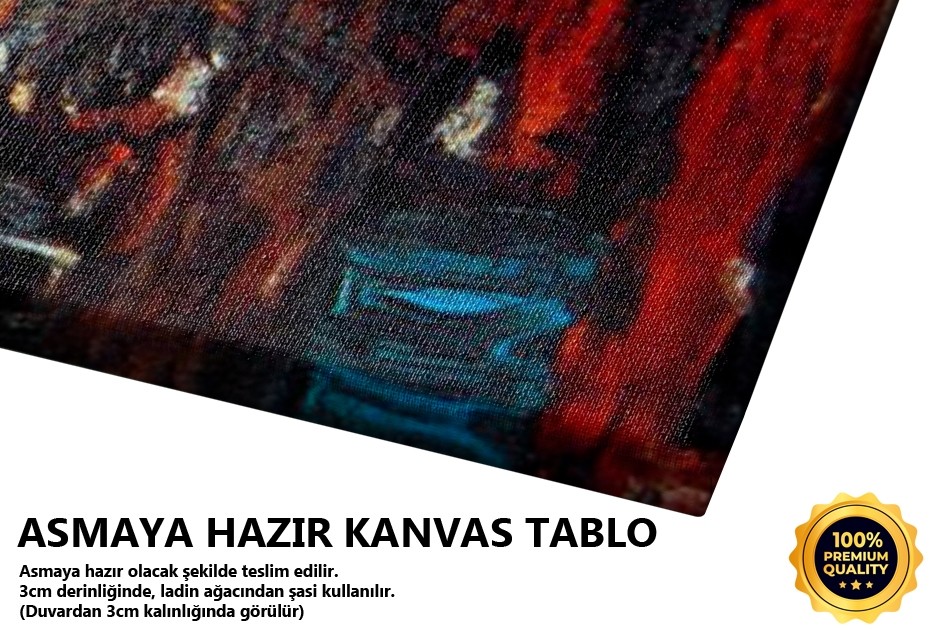 Lady Hat İle (Detay) Tablo