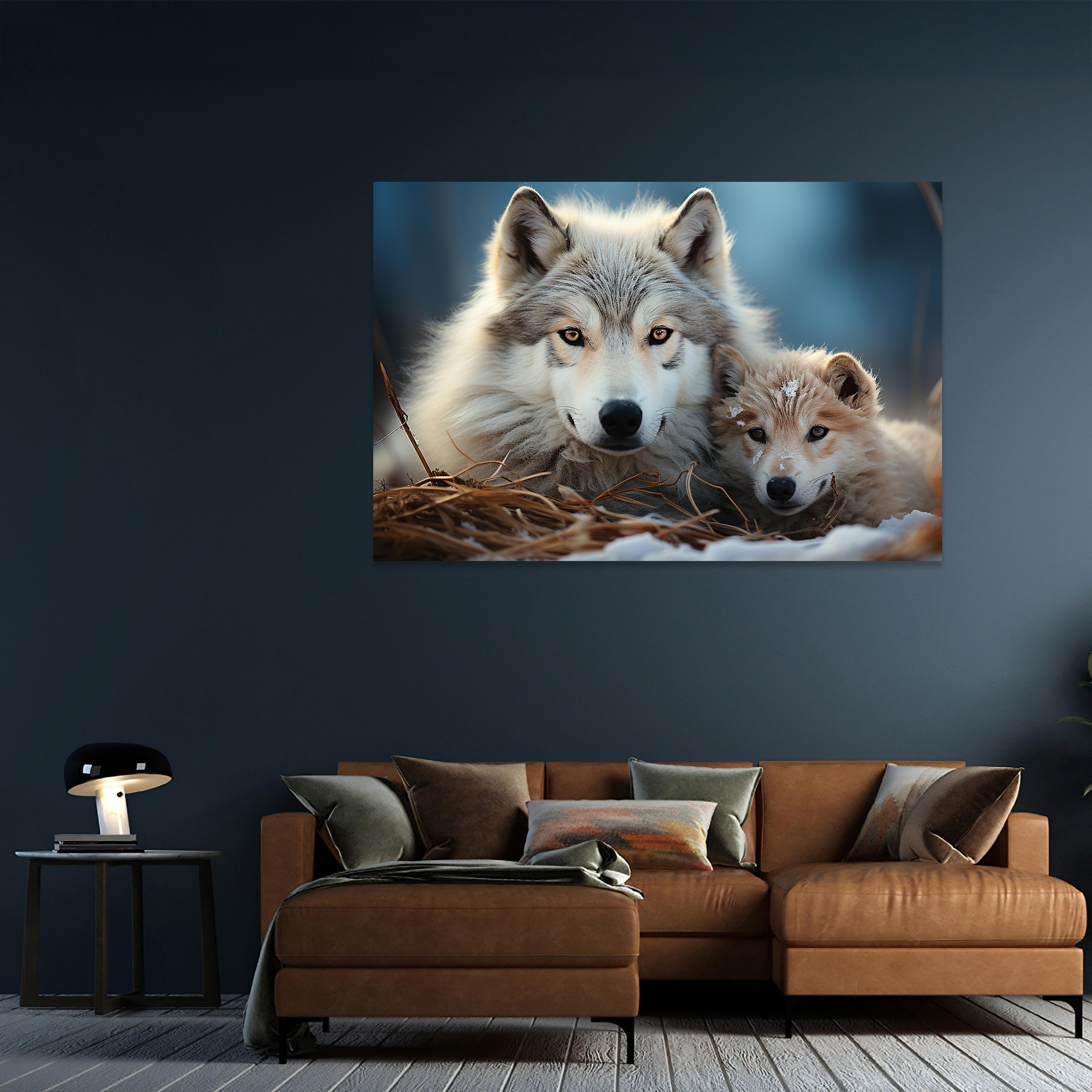 Karda Oynayan Yavru Köpek