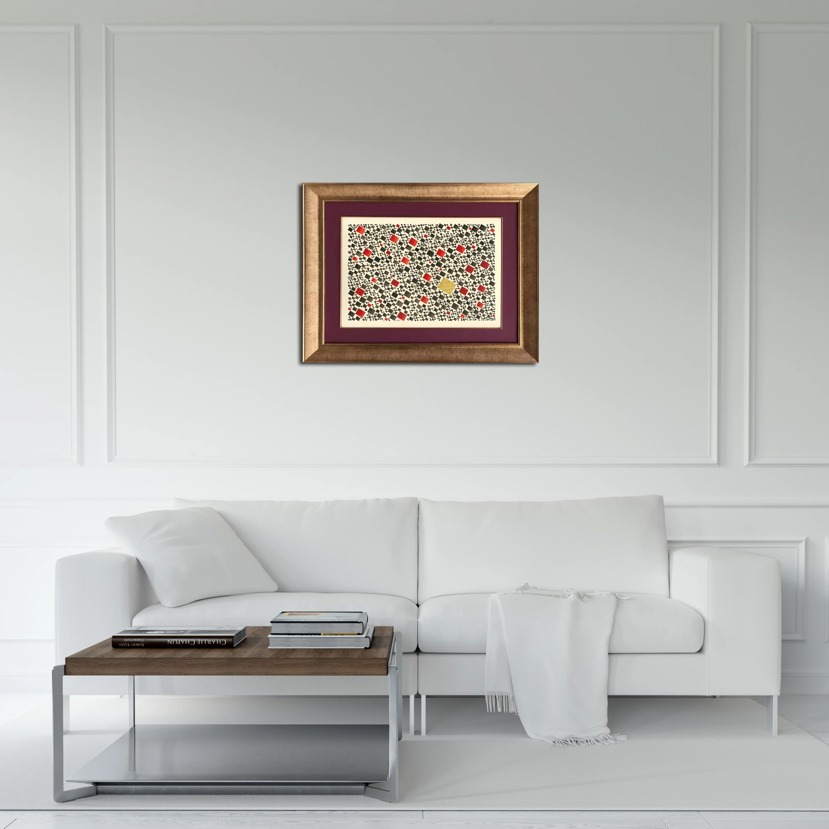 İlim Bir Noktaydı, Onu Cahiller Çoğalttı. Hz. Ali (R.A.) Çerçeveli Tablo