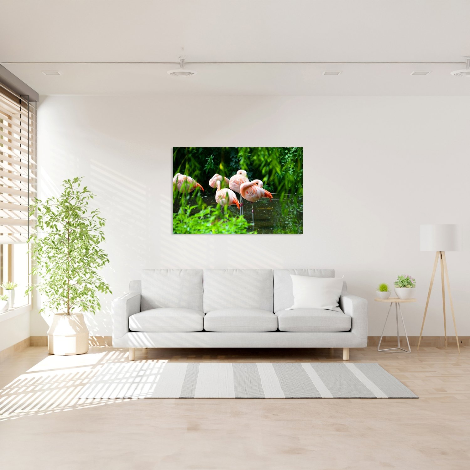 Flamingo Sürüsü Tablo