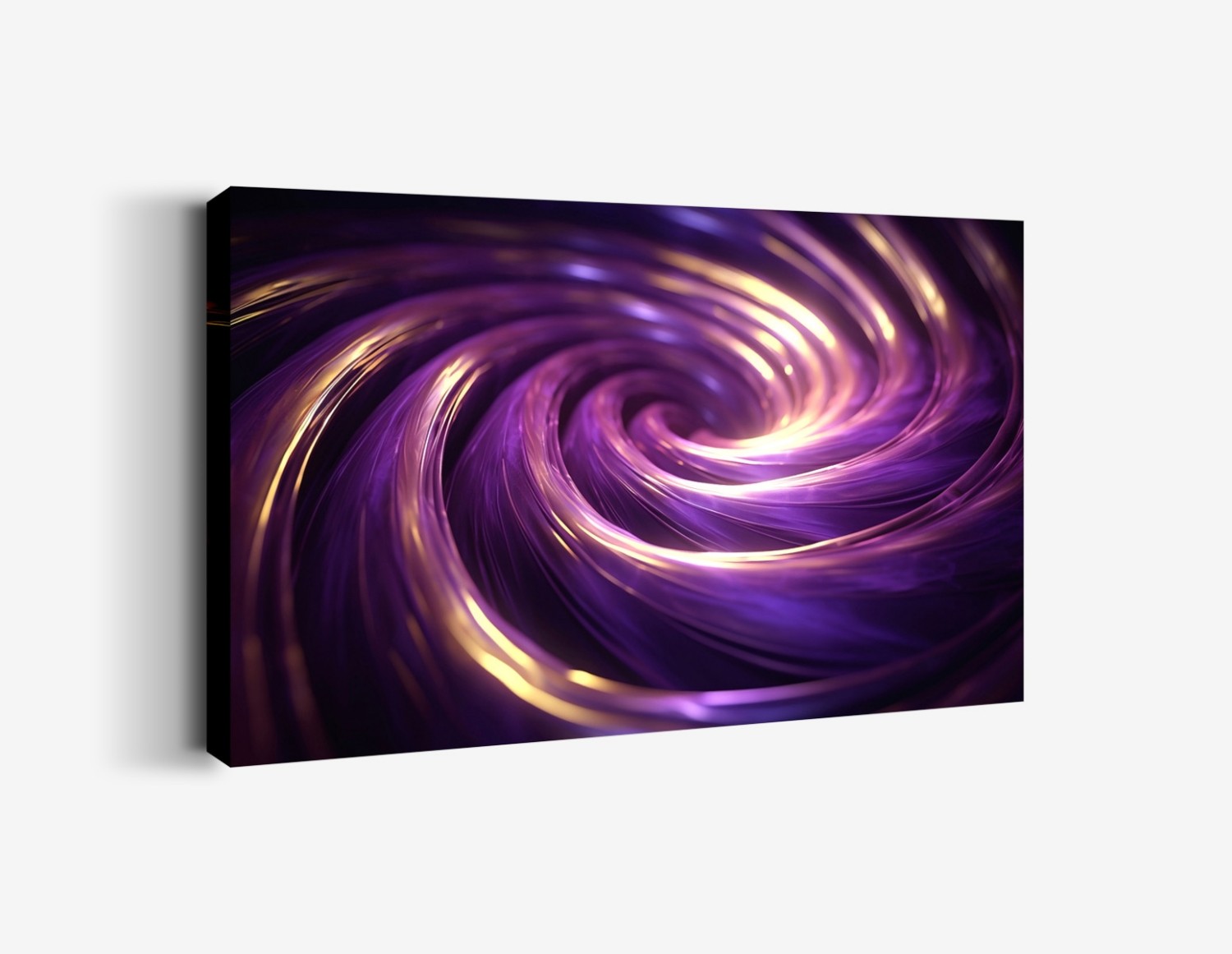 Mor Spiral Enerji Deseni