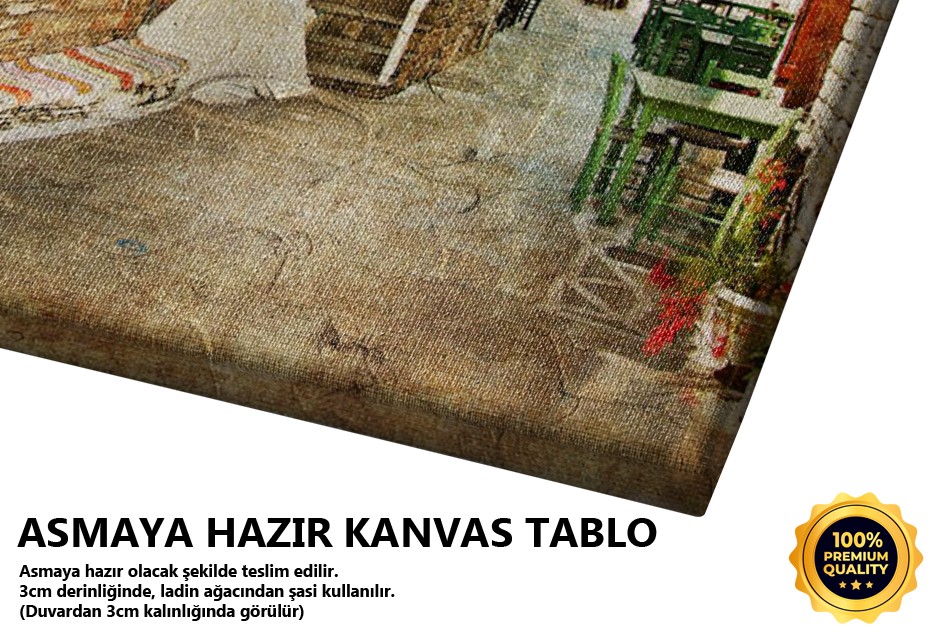 Eski Yunan Sokakları Tablo