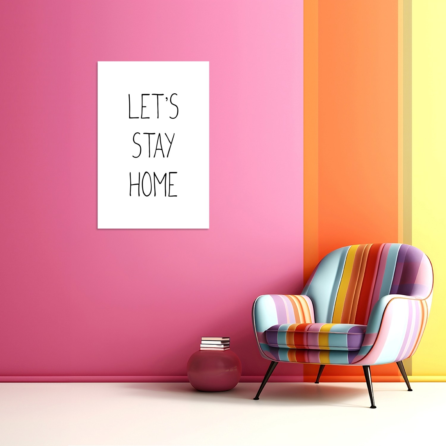Let's Stay Home Tablo
