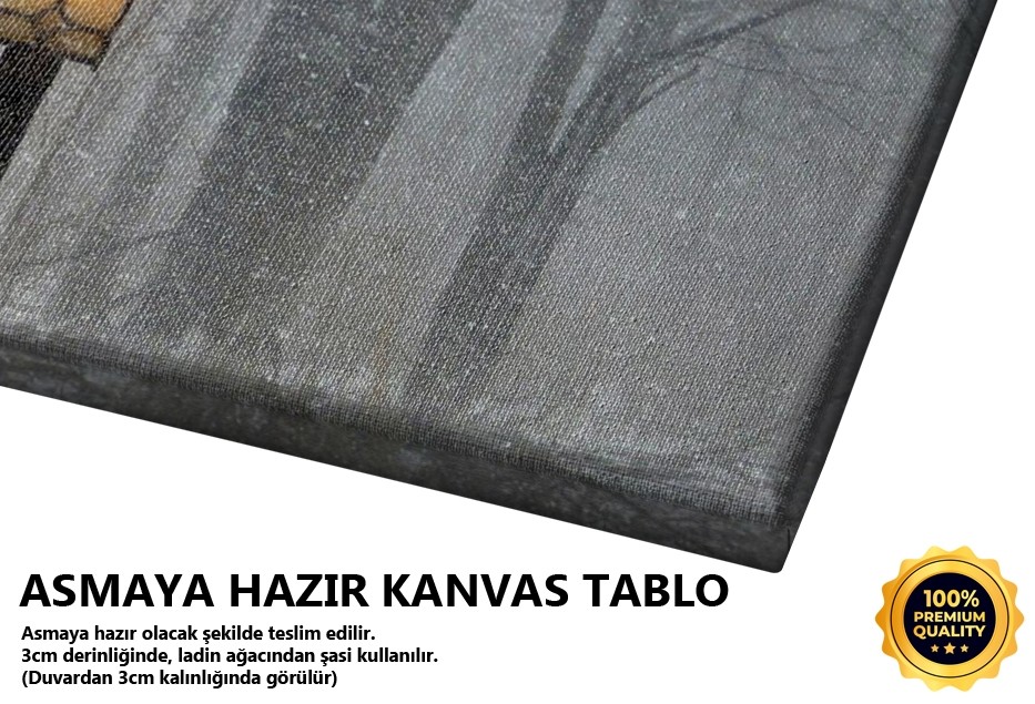 Karda Sokak Lambası Tablo