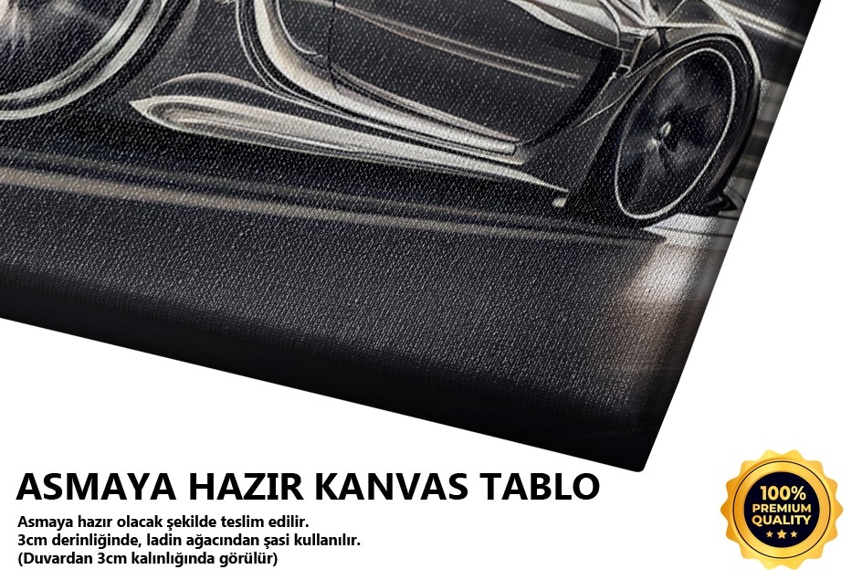 Klasik Gümüş Spor Araba