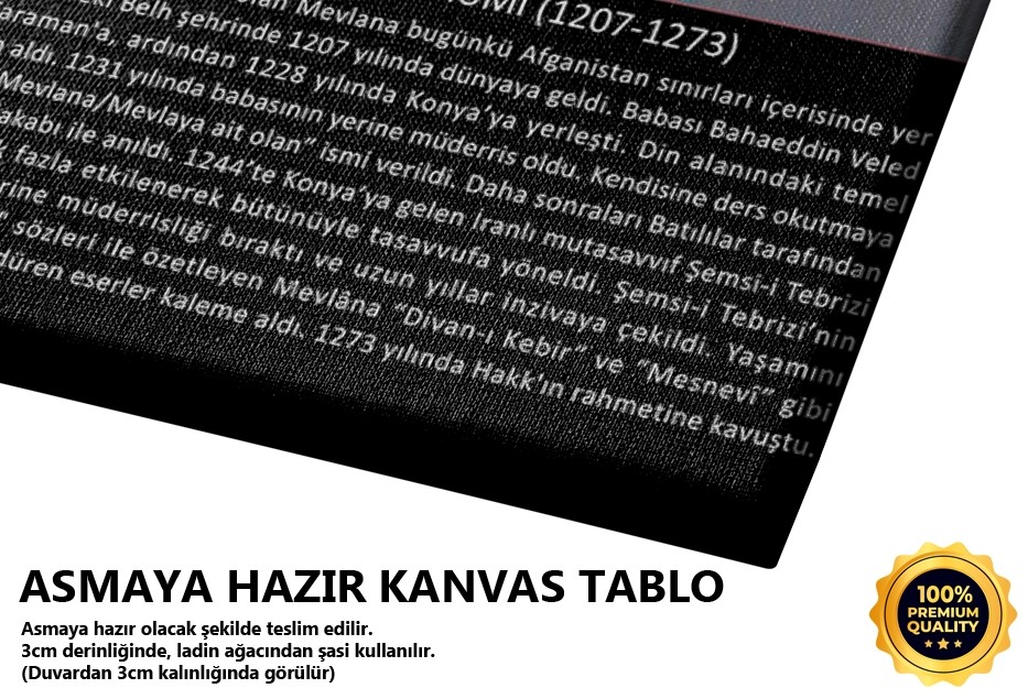 Mevlana Celaleddin-i Rumi (1207-1273) Tablo