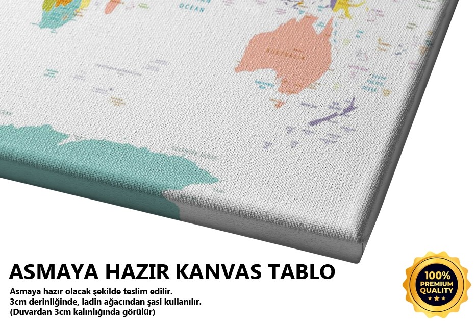 Dünya Haritası Tablo