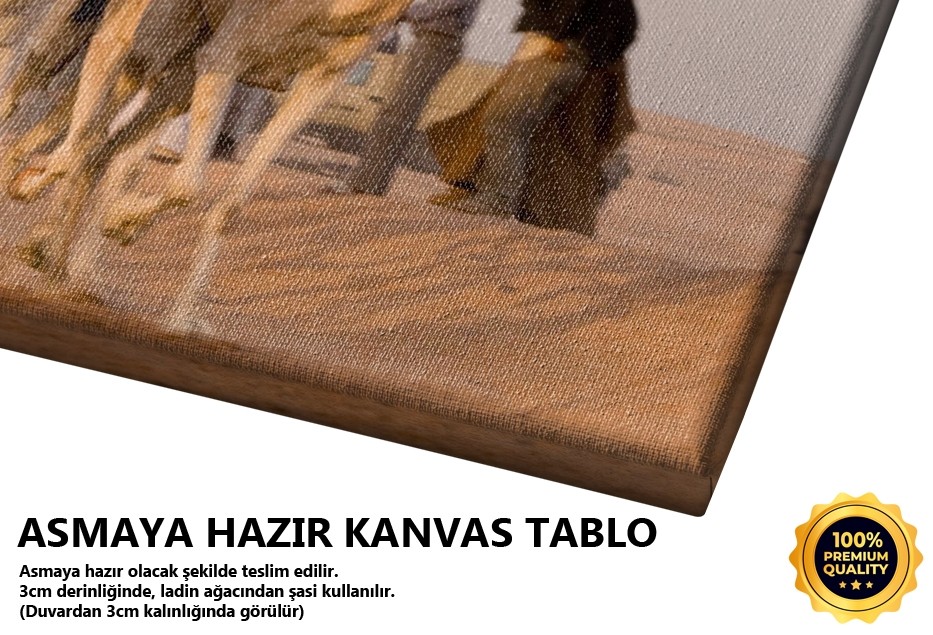 Çöldeki Atlılar Tablo