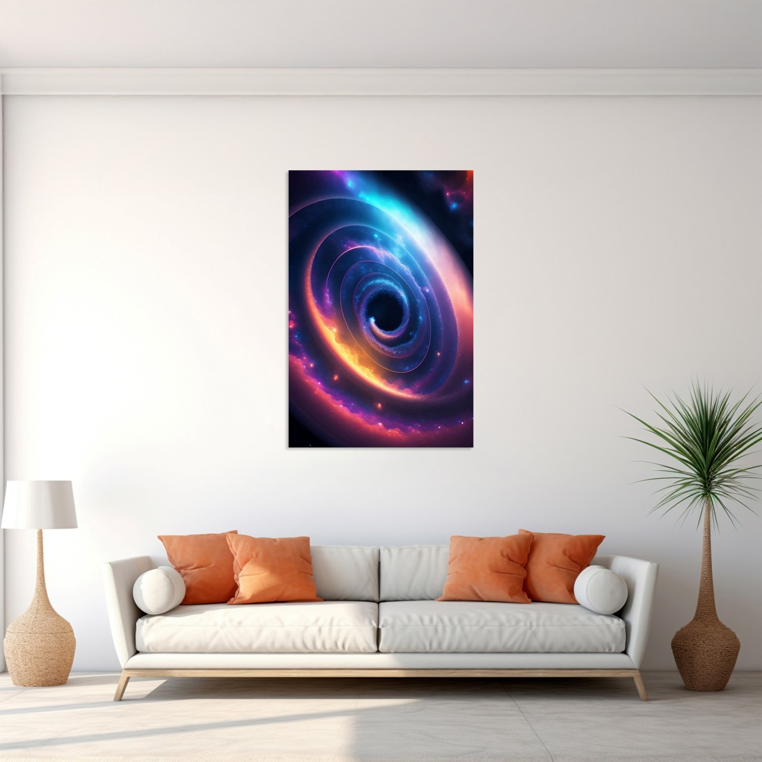 Renkli Spiral Galaksi